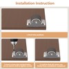 Chegulu 1" Mini Low Profile Fixed Plate Casters, TPR Furniture