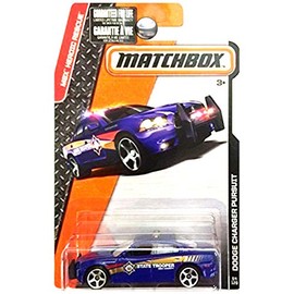 Matchbox Dodge Charger Pursuit (State Trooper Blue) - MBX Heroic Rescue CFW96 64/120