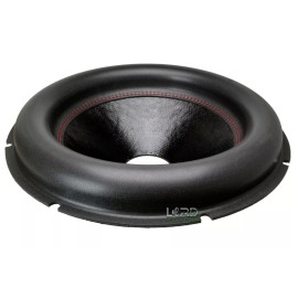 Lord of Bass 15" Mega Roll Subwoofer Speaker Cone  Red Stitch Foam Surround CN1536RS
