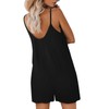 Eytino Womens Plus Size Rompers Adjustable Spaghetti Strap Shorts Jumpsuits
