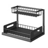 2-Tier Sliding Under Sink Organizer for Kitchen & Bathroom Cabinets