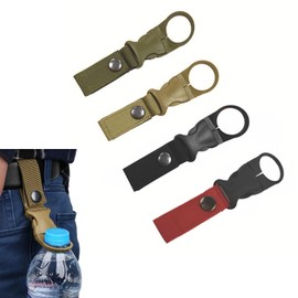 ZHEJIA Plastic Bottle Holder, Plastic Bottle Hook, Nylon Bottle Holder, Suitable for Camping, Hiking, Climbing, Leisure Equipment, Hydration, Hanging Bottles, Amount, Portable, Convenient, Removable