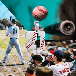 SKQIR Number Necklace for Men Baseball Silver Baseball Jersey Number Pendant for Athletes Number Chain for Men Sport Stainless Steel Baseball gifts（Number：99