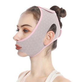 XTYAU Beauty Face Contouring Sleeping Mask Chin,Reusable V Line Lifting Mask,V Line Face Masks,Face Strap Mask Band,Chin Up Mask Face