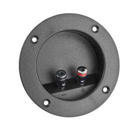 NVX VBTERM2 Round Push Style Outer Design Terminal Cups with Chrome-Plated Contacts