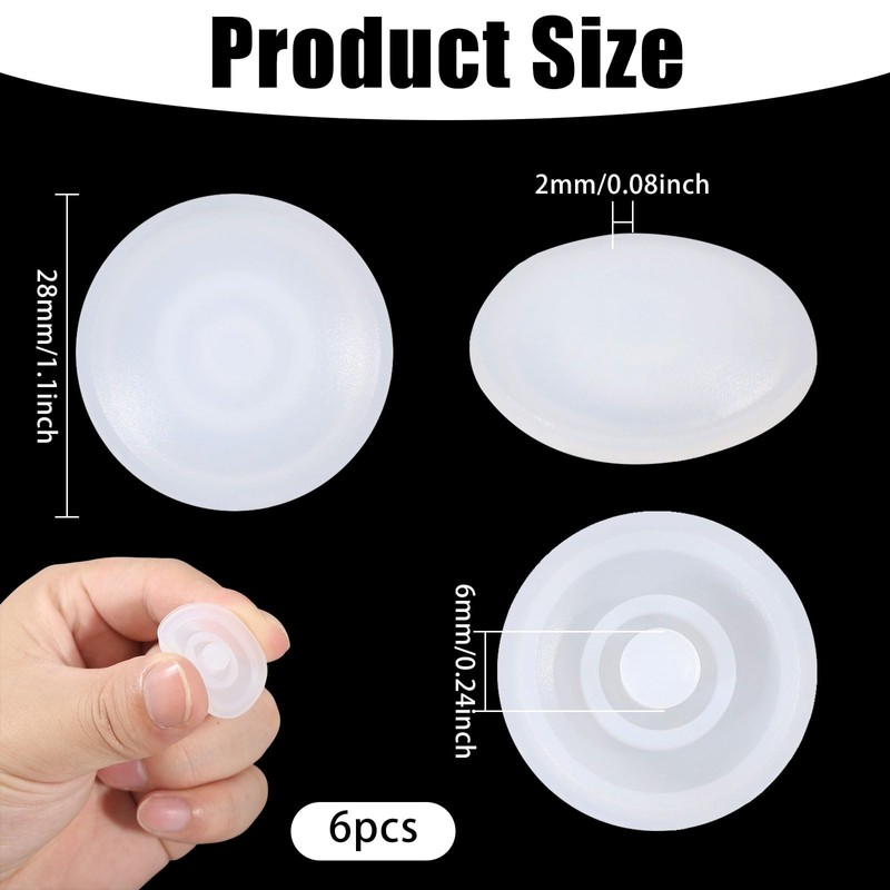 beinkmake 6Pcs Water Cup Leak Stopper Cup Lid Silicone Spill