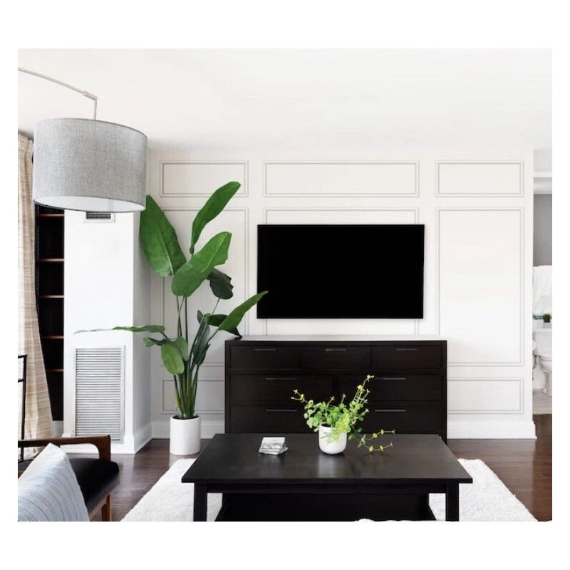 Build and Batten 2-Pack 12" Wall Panel Rail Kit White