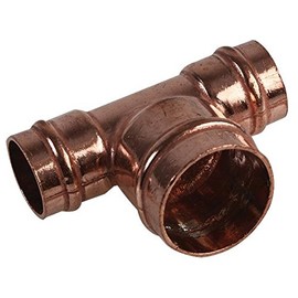 [UNBRANDED] 15X15X22MM REDUCING TEE, SOLDER|FITTINGS SOLDER PIPEWORK - 32553409