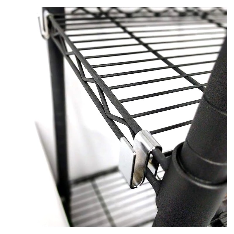 FUJIDENSO 8 Pack Wire Shelving S Hook (Green Expoxy), Connecting