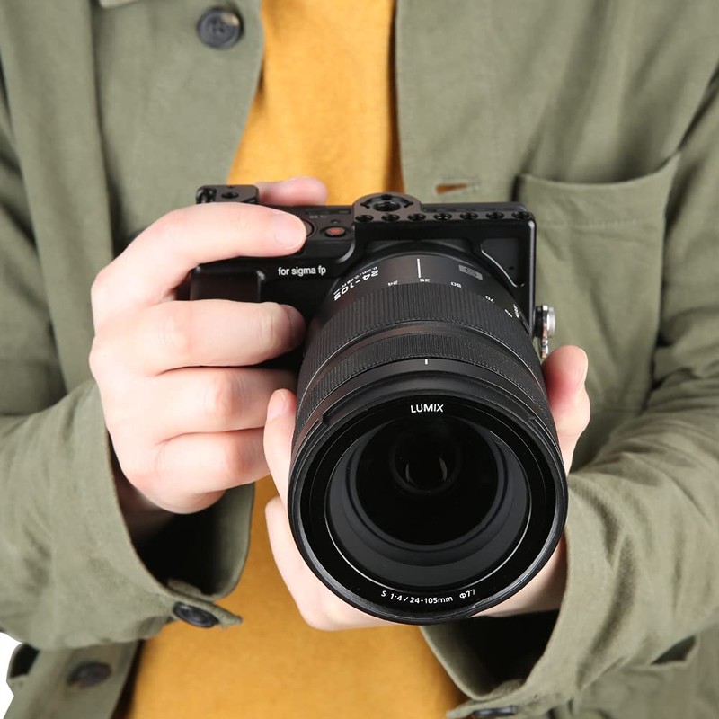 NICEYRIG Camera Cage for Sigma FP/FPL Camera with Leather Handle