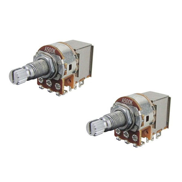 FLEOR A500K Push Pull Potentiometer Audio Cone Pots 18mm Long