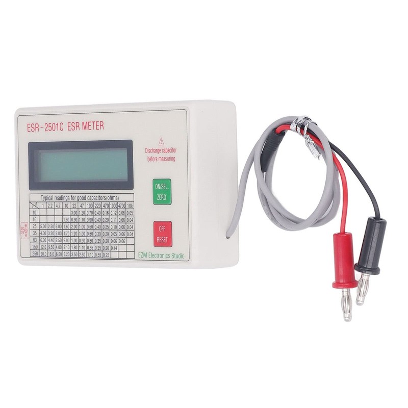 Capacitor Tester, Capacitance Meter LCD Display Meter with Smart Shutdown