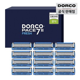 Dorco [Dorco] Face 7 to Fresh Online Special Razor Blade Set (Total 12 Packs) / [도루코]페이스7투 프레시 온라인기획 면도날기획세트 총 12입
