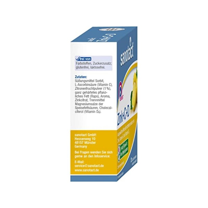 자노탁트 아연+C+D 20정 Janotact Zinc+C+D 20 Tablets