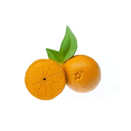 Miniblings Orange Fruit Women's Brooch Summer Party Handmade Fashion Jewellery I Lapel Pin Button Pins, 40mm, Metal