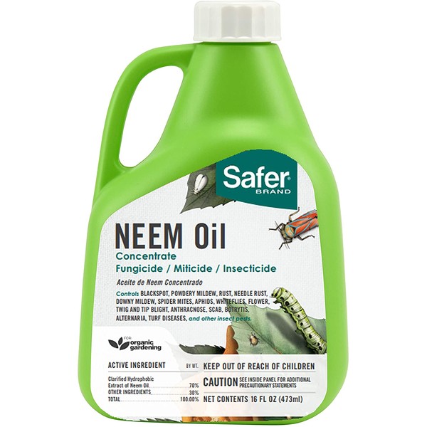 Safer 5182-6 Brand Neem Oil Concentrate,Green