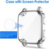Flesh Leaf Compatible with Garmin Venu Sq Screen Protector Case,