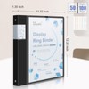Uquelic 50 Pocket Presentation Binder with Clear Sleeves Letter/A4 Size