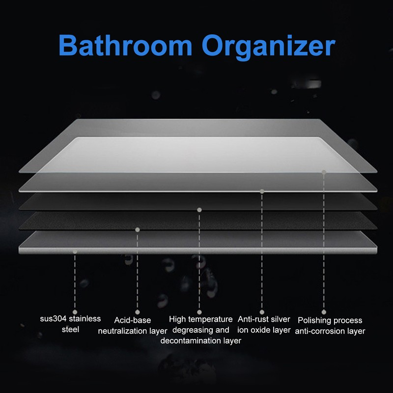 WallMounted Hair Dryer Holder Hairdressing Blower Bracket Bathroom Shelf Storage