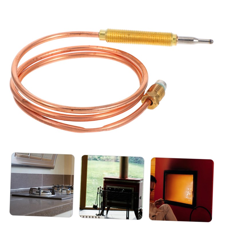 Mipcase Replacement Thermocouple Sensor for Fireplace Thermocouple with Overheat Protection