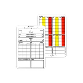 MyReferee 100 Piece Football Referee Card