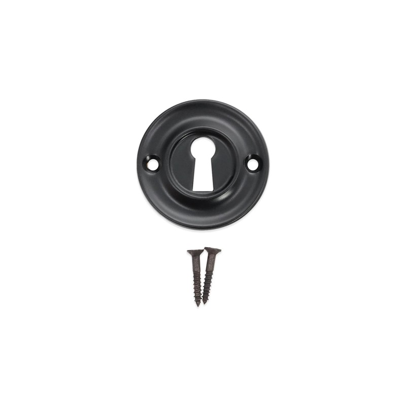 Infinity Decor Solid Brass Slimline Standard Door Lock Keyhole Cover
