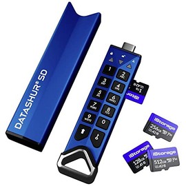 iStorage datAshur SD I Encrypted USB Flash Drive with Removable iStorage microSD Cards (Sold Separately) I Password Protected I Secure Collaboration I FIPS Compliant