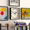NEWGATE® Number Five Wall Clock | Square Retro Inspired Modern