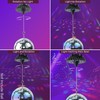 Disco Ball Motor Rotating with Light: Rechargeable Disco Ball Spinner