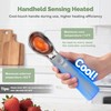 Heated Ice Cream Scoop, Rechargeable Removable Battery, 30s Heat to