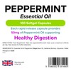 Lindens Lindens - Peppermint Oil 50mg Capsules - 100 Pack