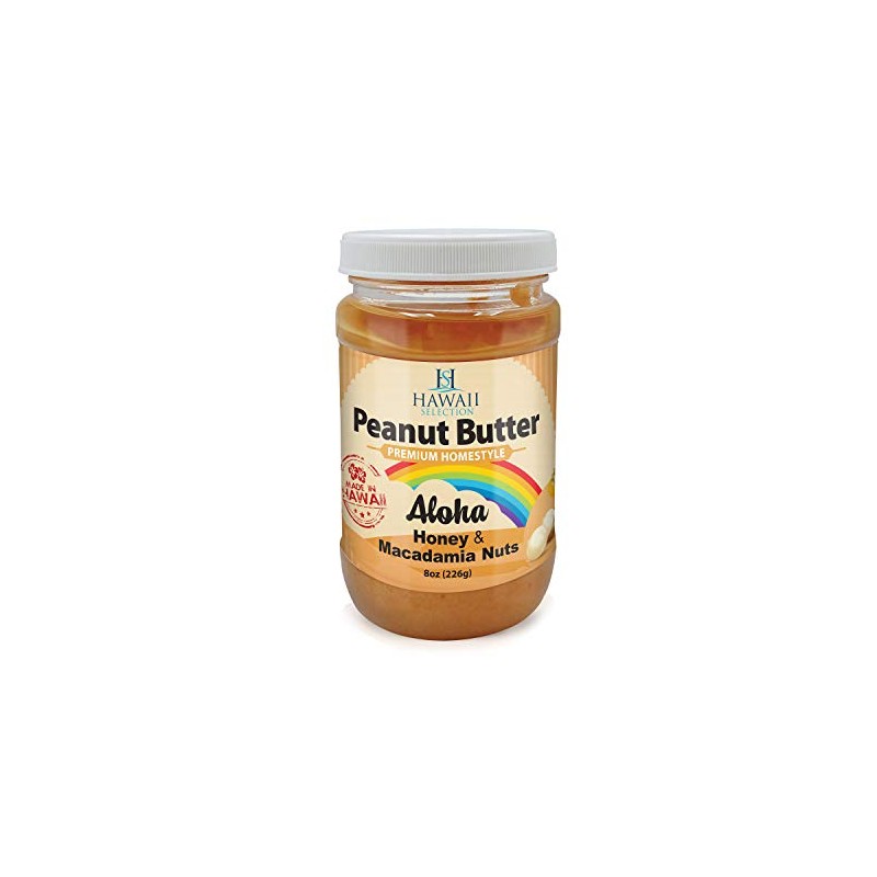 Hawaii Selection/Peanut Butter/Premium Home style/Honey & Macadamia nut/ 8oz (225g)