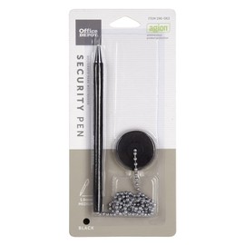 Office Depot Security Counter Pen, Medium Point, 1.0 mm, Black Ink