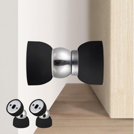 Potente Tope Magnético para Puerta - 2 Piezas de Acero Inoxidable Mini Tope de Puerta, Soporte de Puerta de Magnetismo Resistente para Dormitorio, Bañ
