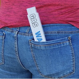 Gas Water Funny Wooden Meter Stick for Gas and Water Installers Funny Ruler for Plumbers Who Take Their Profession with Humour and No Problem with Waste Water