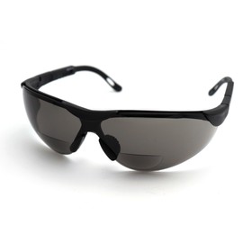 ColorViper Sports Double Injection Readers Flexie Reading Glasses size and color very (z4 matte black / smoke lenses BiFocal, 2.00)