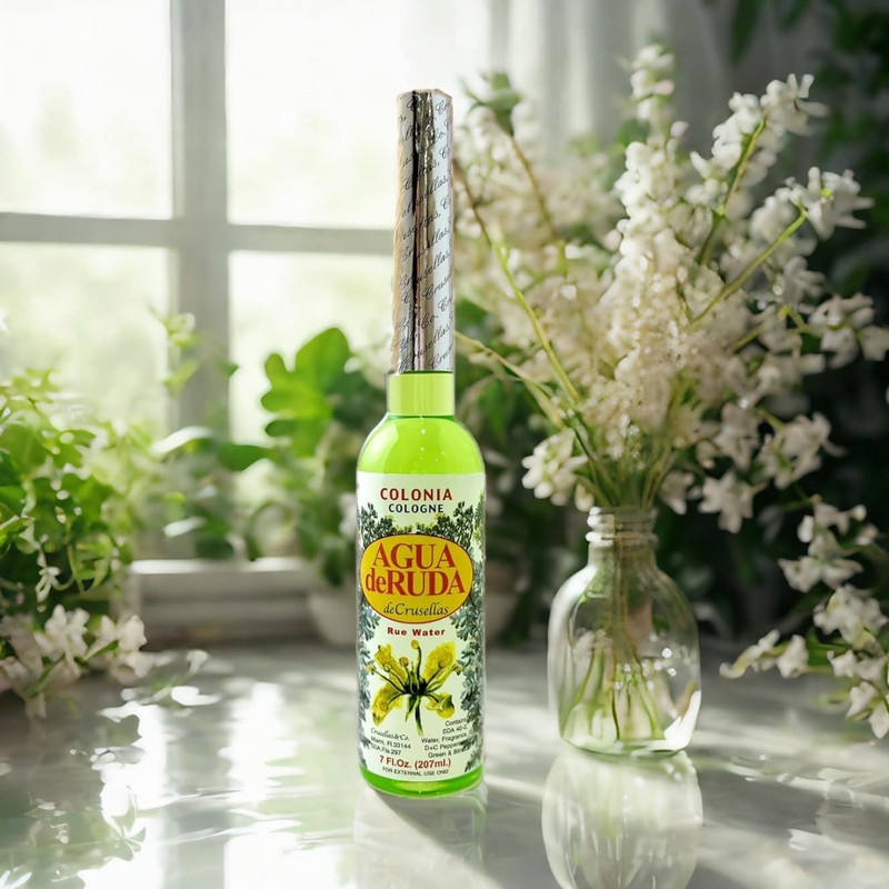 Crusellas Rue Water (Agua de Ruda) Splash Cologne 7 Fl.