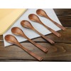 YFWOOD Natural Wooden Spoons, Set of 5, 7.9 inches (20