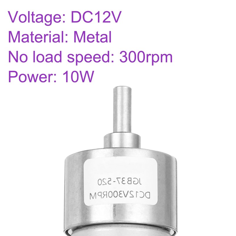 DMiotech Micro DC 12V 300RPM Geared Motor with Bracket Gear