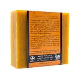 Pumpkin Spice 100% Pure & Natural Aromatherapy Herbal Soap- 4 oz (113g)