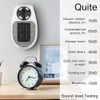 450W Mini Space Heater With Temperature Detection, Remote Wall Outlet