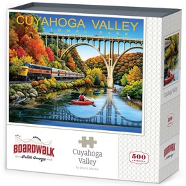 Boardwalk Puzzles Cuyahoga Valley National Park - 500 Piece Jigsaw Puzzle for Adults, Made in USA