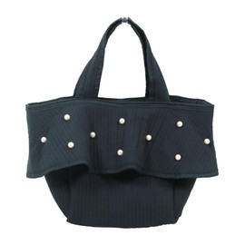Kobe Lettuce B1601 Mini Bag, Shoulder Bag, Nubi Pearl, Women's Bag, Ruffle Mama Sub Bag, navy