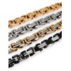 Fly Style Byzantine Chain, 6 mm, Stainless Steel Curb Chain,