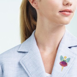 Ballerina Brooches Dance Recital Jewelry for Women,Colourful Cubic Zirconia Ballet Dance Brooch Pins Ballerina Ballet Dancer Jewelry for Daughter Sister Costume Accessories (Wings Blue)