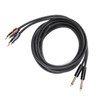 JORINDO Dual 6.35mm Male to Double RCA Male Cable Audio