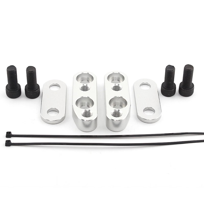 Trichtu Mount Chrome Adjustable Handlebar Risers Adapter For Honda Goldwing