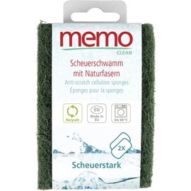 memo Washing Up Sponges Scrubbing, Pack of 2