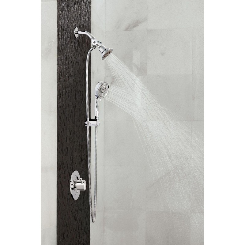 Moen 6303 One-Function 3-1/2" Diameter Shower Head, Chrome