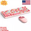 AniviaPink Pink 2.4G 86-keys Wireless Keyboard & Mouse Combo For